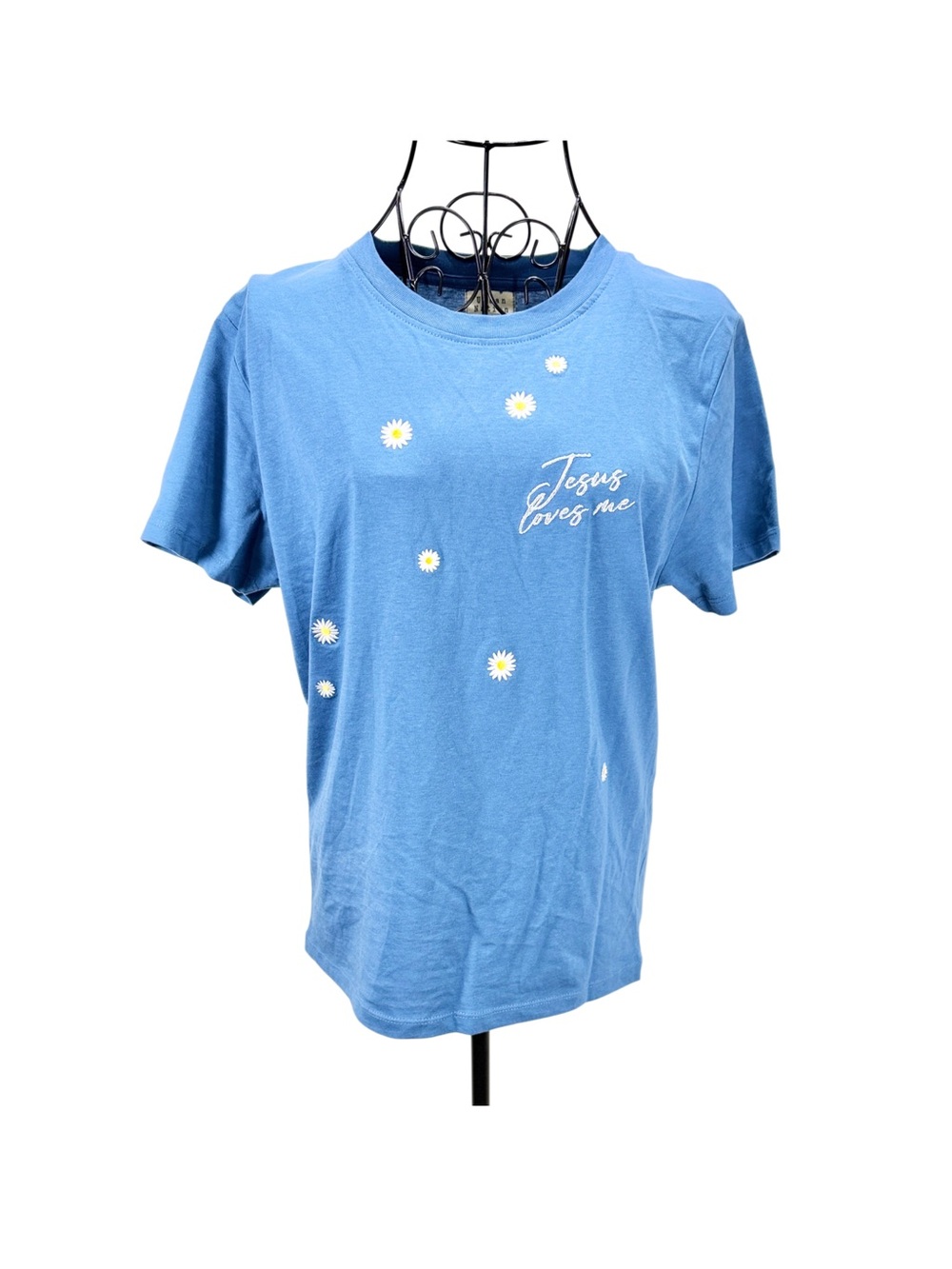 Urban Outfitters Light Blue Graphic Tee